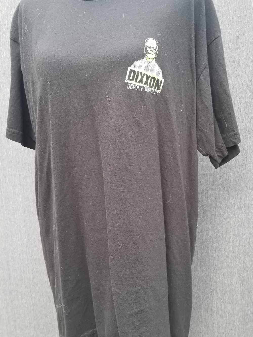 DIXXON "Deadly Quality Stein,Franken" Mug Shot T Black with White and Green -108